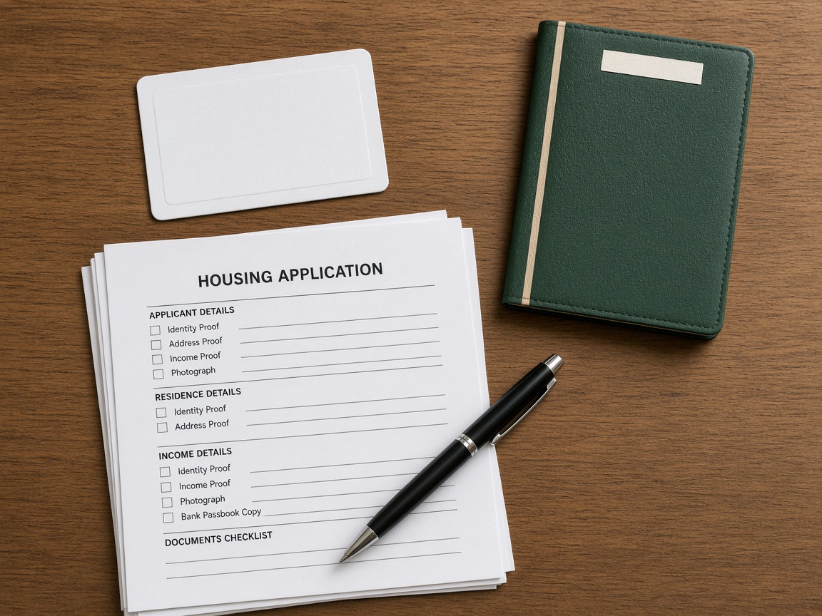 Documents and ID materials often needed before PMAY citizen login